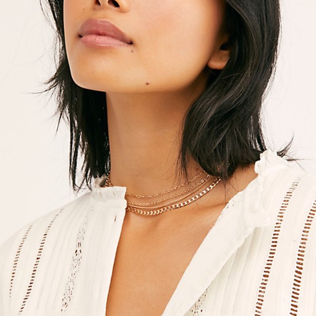 Free People Rhi Choker Set 28$